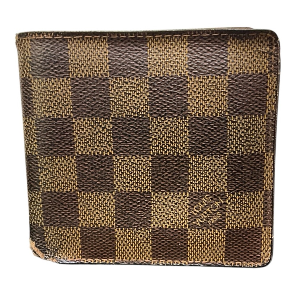 💼 Louis Vuitton Damier Ebene Canvas Bifold Wallet‎ | Made in Spain